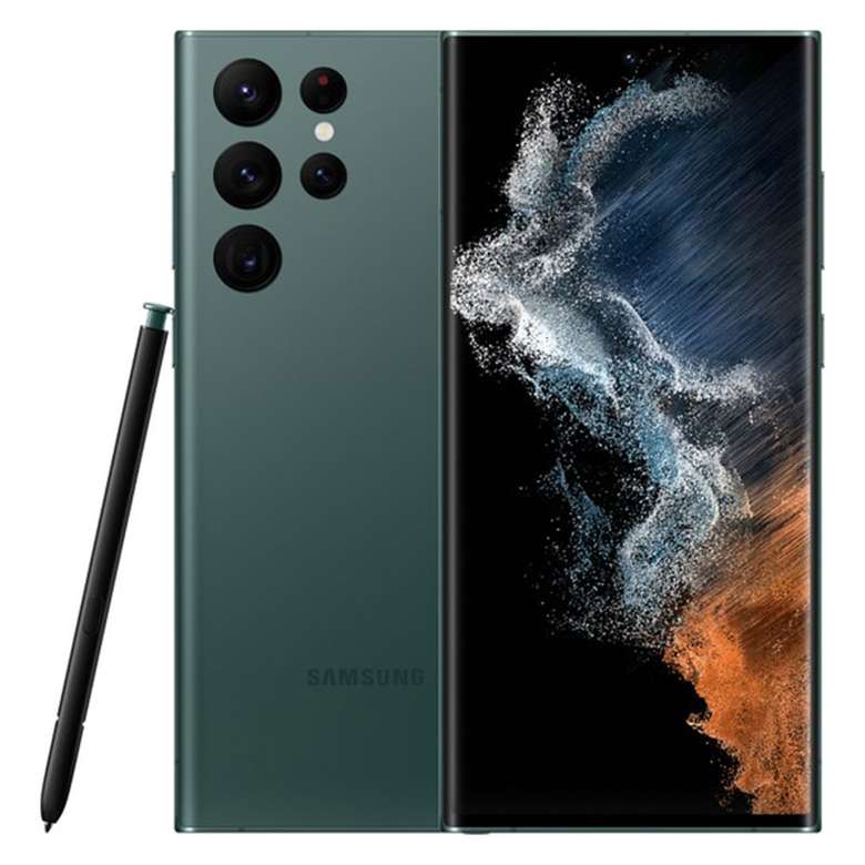 Samsung S22 Ultra 128 GB 8 GB RAM Cep Telefonu Yeşil